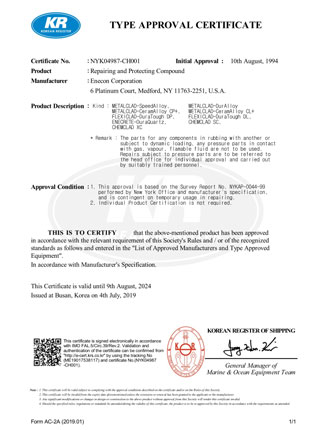 Korean Register Certification
