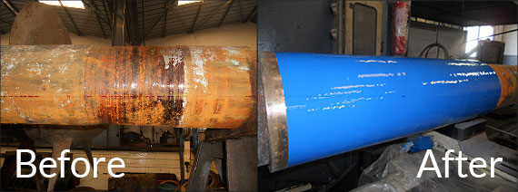 Before and After of Propeller Shaft