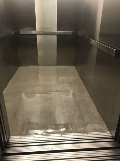 Elevator - Applying DuraFill